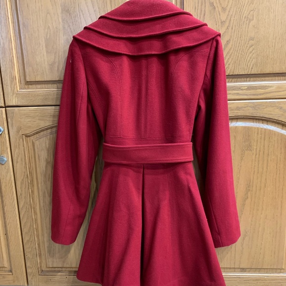 Laundry by Shelli Segal Red Wool Coat - Picture 1 of 8